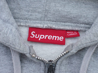 Supreme 'Thrasher Zip Up Hoodie'スラッシャー ジップアップパーカー