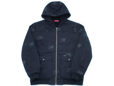 Supreme - Hooded Denim Work Jacket サイズS