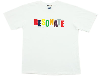 RESONATE GOODENOUGH 'レインボーロゴ'Tシャツ リゾネイト 