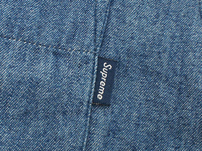 Supreme 'Denim Button Down Shirt'デニムシャツ ボタンダウン