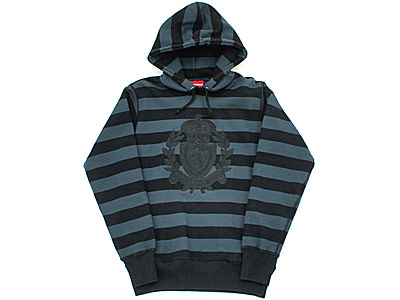Supreme 07aw Striped Pullover Hoodie