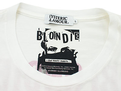 HYSTERIC GLAMOUR 'CALL ME / BLONDIE'Tシャツ ブロンディー