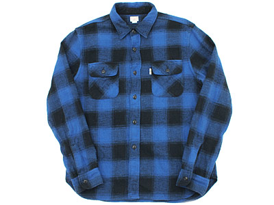 COOTIE 'NEP OMBRE CHECK L/S WORK SHIRT'ネップ オンブレチェック 