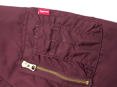 紫色 MA-1 フライトジャケット UPREME Supreme 'MA-1'ナイロン