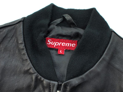 Supreme シングルレザーライダース レザージャケット シュプリーム L