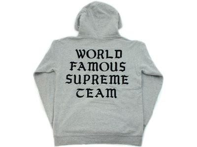 Supreme 'World Famous Supreme Team'プルオーバー パーカー NYC