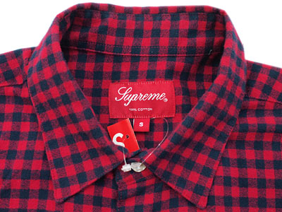 Supreme 'Lightweight Flannel Gingham Shirt'ギンガムチェック