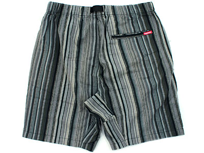 Supreme Striped Madras Belted Short