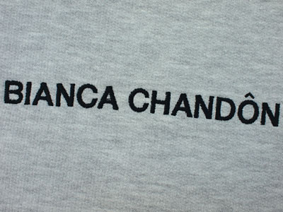 Bianca Chandon ビアンカシャンドン　ロゴ刺繍スウェット　M