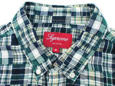 Supreme 'Patchwork S/S Shirt'パッチワークシャツ チェック 半袖 シュプリーム M - ブランド古着の買取販売フォーサイト  オンラインストア