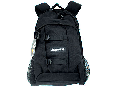 Supreme シュプリーム サイドロゴ バックパック Backpack 黒