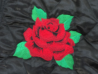 Supreme バラ刺繍 キルティングジャケット S 即買いなら値下げ可能 Supreme 'Quilted Satin Bomber'キルテッドサテンボンバー ジャケット