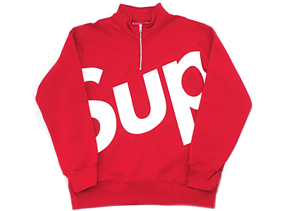 SUPREME 15AW Sup Half Zip Pullover sizeS