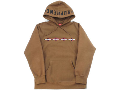 supreme independent pullovr hoodieパーカー