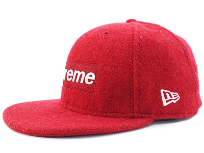 Supreme 'Harris Tweed Box Logo New Era Cap'ニューエラ キャップ 