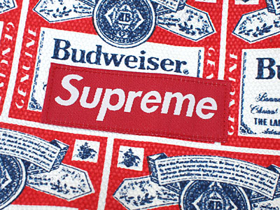 Supreme×Budweiser 'Canvas Tote Bag'トートバッグ バドワイザー 