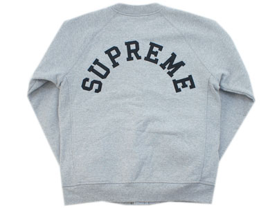 Supreme 'Snap Front Arc Logo'スナップフロント スウェットジャケット