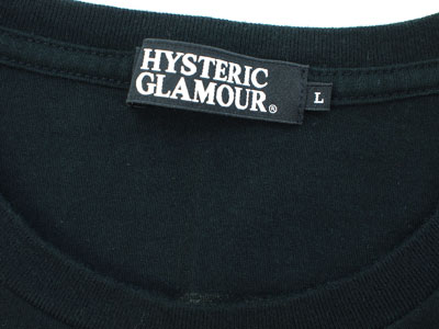 HYSTERIC GLAMOUR 'ギターガール'L/S Tシャツ 長袖 GUITAR GIRL L