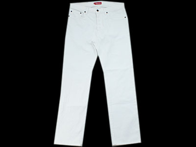 white supreme jeans