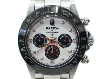 A BATHING APE 'BAPEX TYPE 3'ベイペックス 腕時計 アベイシングエイプ