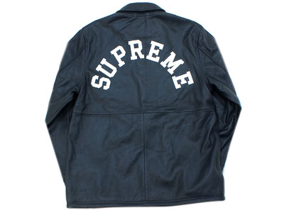 Supreme×Champion 'Leather Coaches Jacket'レザーコーチジャケット L ...