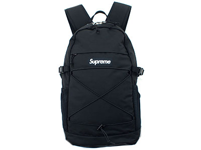 supreme backpack black 16ss