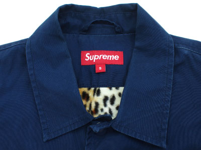 supreme Leopard Lined コーチジャケット　シュプリーム 中古・古着通販】Supreme (シュプリーム) Leopard Lined Coaches