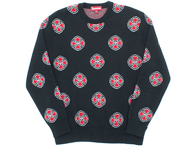 Supreme×Independent 'Crosses Sweater'セーター ニット アイアン
