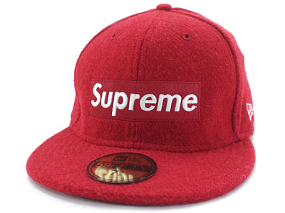 Supreme 'Harris Tweed Box Logo New Era Cap'ニューエラ キャップ 
