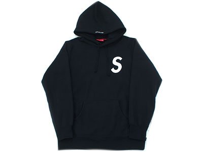 Supreme 'S Logo Hooded Sweatshirt'プルオーバー パーカー Sロゴ L 黒 ...