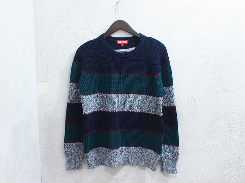 Supreme 'Rib Crewneck Sweater'クルーネック セーター ニット S