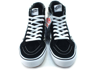 Supreme Vans Sk8-Hi チェッカーフラッグ Supreme x Vans SK8 Hi Black