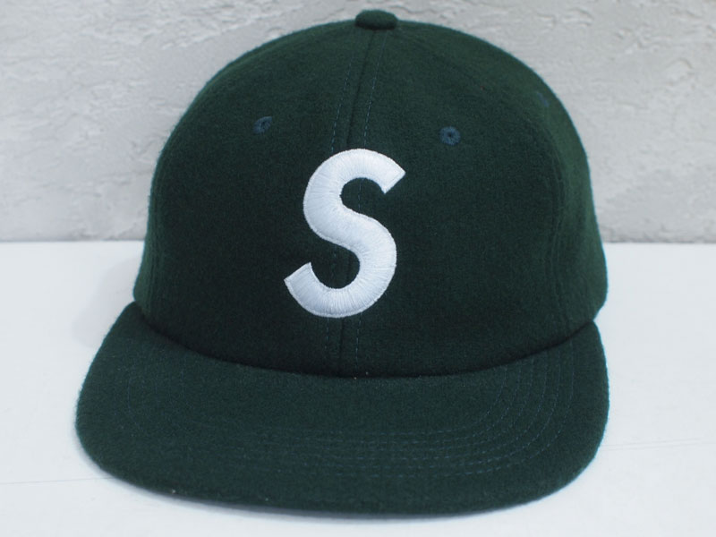 Supreme 'Wool S Logo 6 Panel Cap'キャップ Sロゴ ウール グリーン 緑 