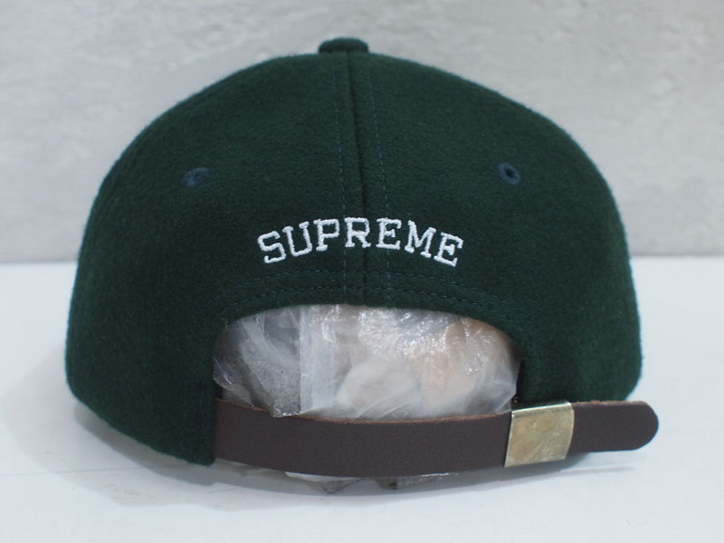 Supreme 'Wool S Logo 6 Panel Cap'キャップ Sロゴ ウール グリーン 緑