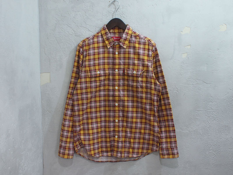 Supreme 'Printed Plaid Flannel Work Shirt'フランネルシャツ