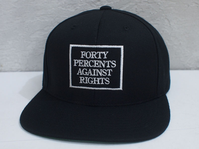 FPAR(Forty Percents Against Rights) 'SNAPBACK CAP'キャップ 