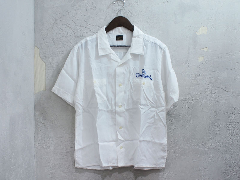 TENDERLOIN 'T-RAYON SHT S/S'レーヨンシャツ 半袖 白 ホワイト L