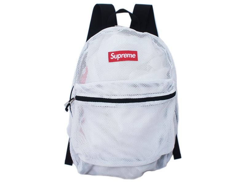 Supreme 'Mesh Backpack'メッシュバックパック リュック 白 ホワイト 
