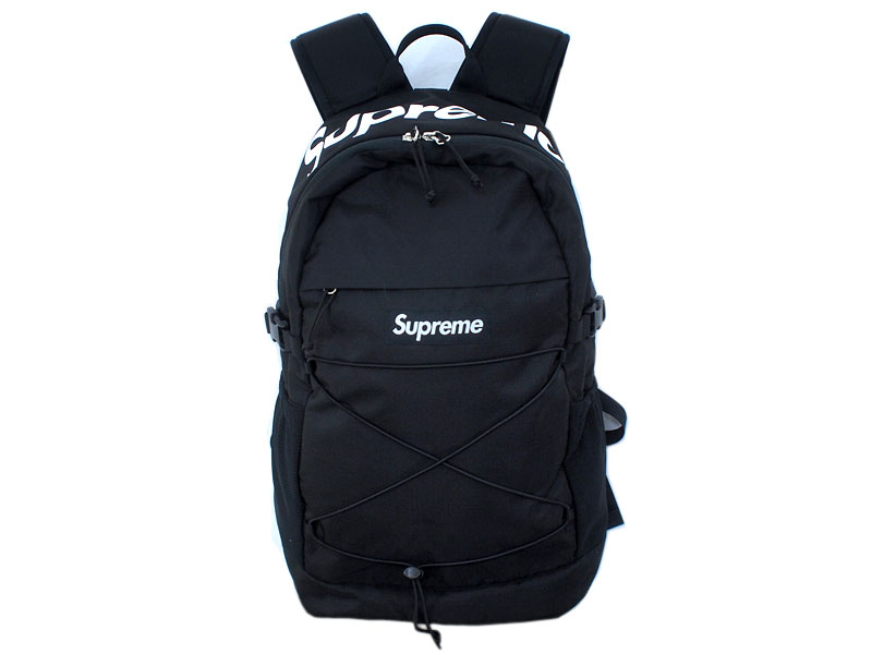 Supreme 'Backpack'バックパック リュック 黒 ブラック Logo 16SS シュプリーム - ブランド古着の買取販売フォーサイト  オンラインストア