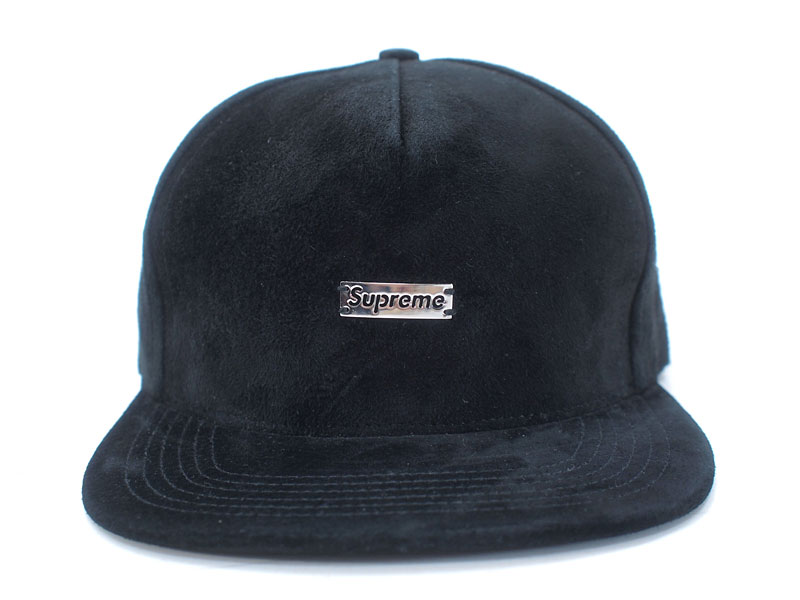 Supreme 'Stencil Metal Plate Suede 5 Panel Cap'キャップ スウェード ...