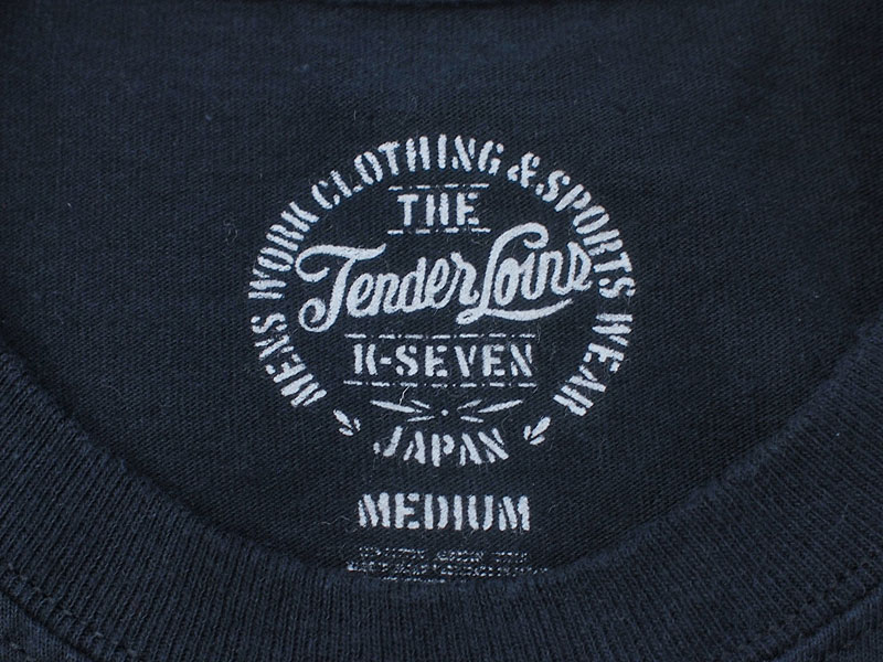 TENDERLOIN 'T-TEE L/S ON'長袖 Tシャツ ロンT オールドニック 黒 