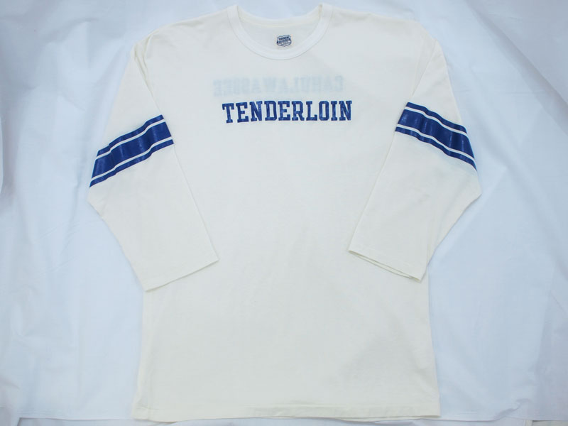 TENDERLOIN 'T-NFL 3/4'七分袖 フットボールトップ M 白 ホワイト