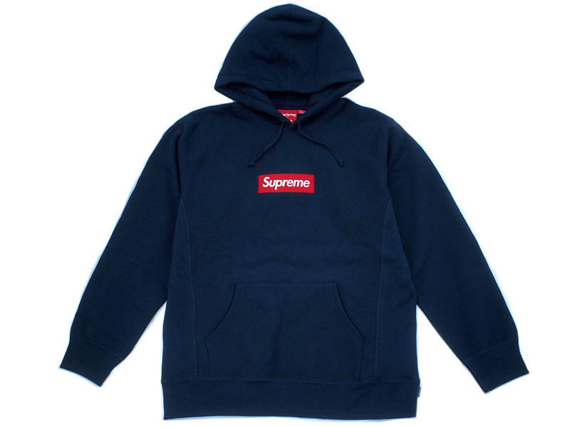XL 紺 Supreme/LACOSTE Hooded Sweatshirt