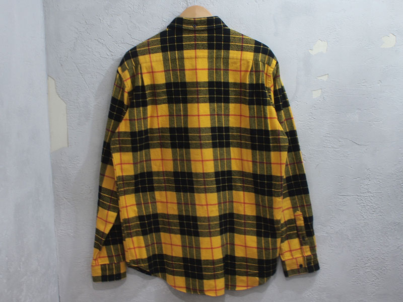 Sサイズ Supreme 13 F/W FW Tartan Flannel Shirt Yellow タータン ...