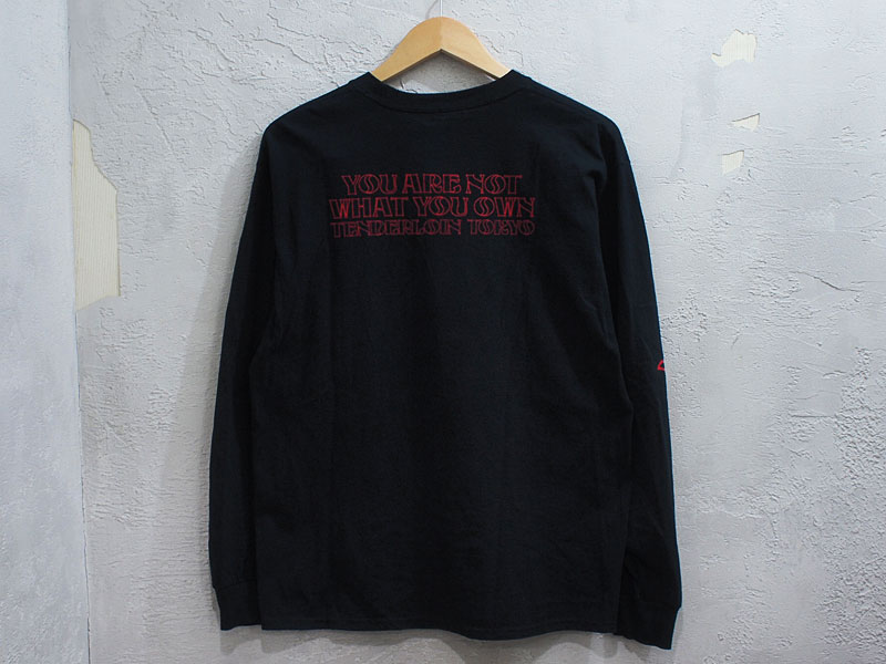★限定出品★ TENDERLOIN 長袖 Tシャツ ロンT BS ブラック XL TENDERLOIN（テンダーロイン） 新品 TENDERLOIN LONG SLEEVE TEE 2B
