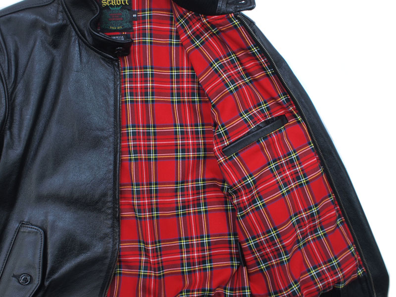 Supreme×Schott 'Leather Harrington Jacket'レザー ハリントン