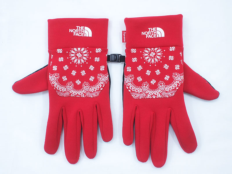 SUPREME × THE NORTH FACE グローブ赤 Size【M】 SUPREME シュプリーム