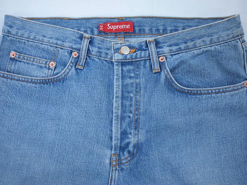 Supreme 'Stone Washed Slim Jean'ストーンウォッシュ スリムジーン