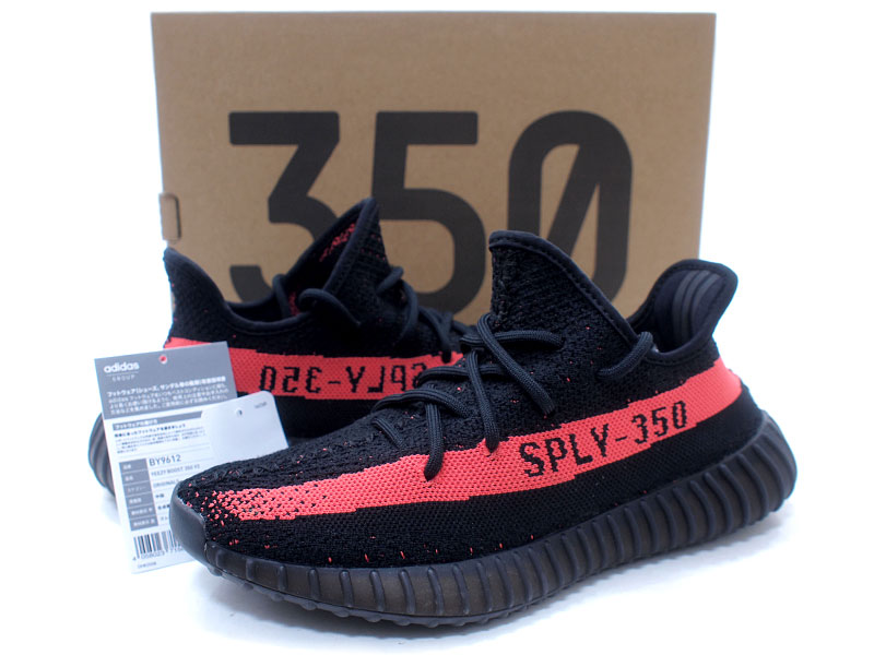 adidas YEEZY BOOST 350 V2 イージーブースト BY9612 RED 7.5 25.5 ...