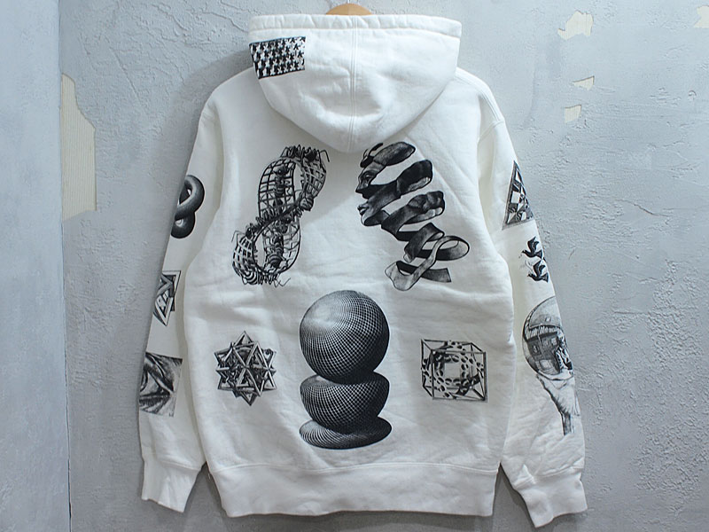Supreme 'M.C. Escher Hooded Sweatshirt'パーカー プルオーバー ...